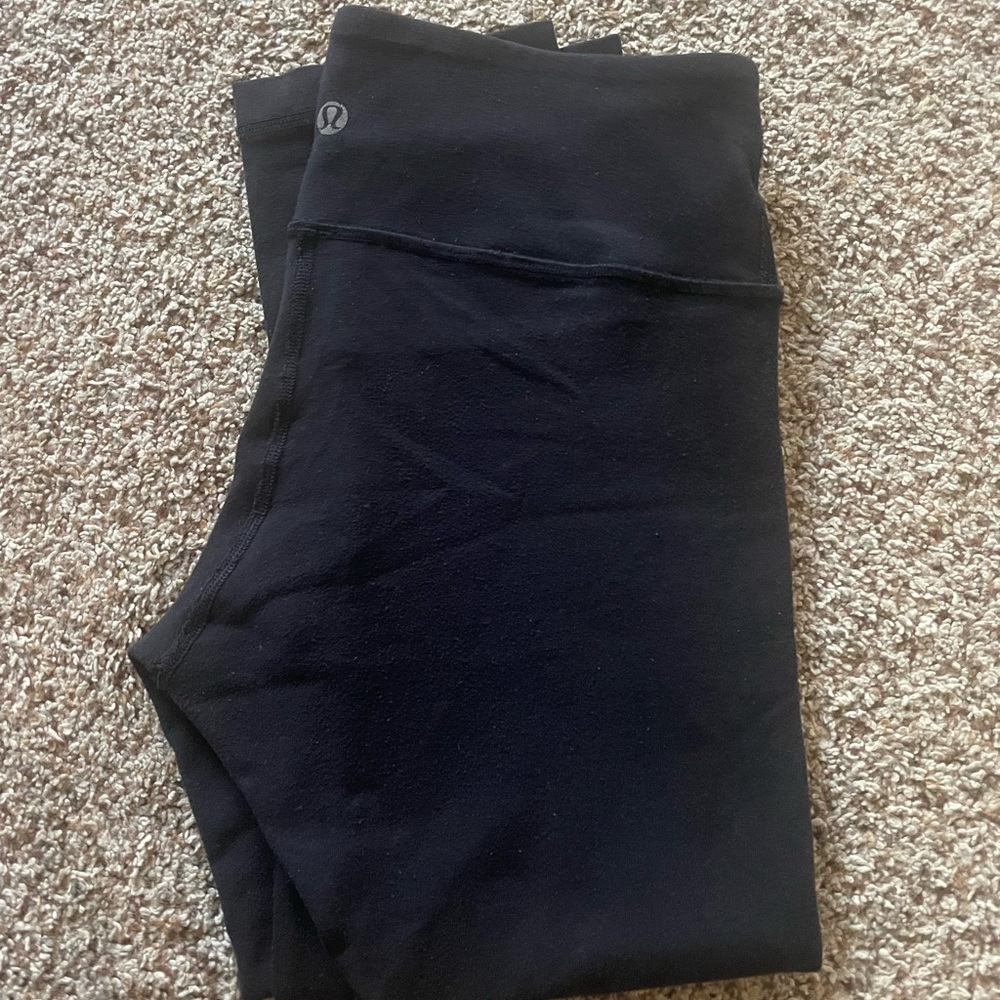 Lulu lemmon size 6 cropped cotton leggings